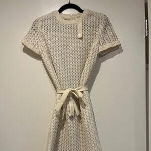 Vintage PLW Midmod Cream Shift Dress